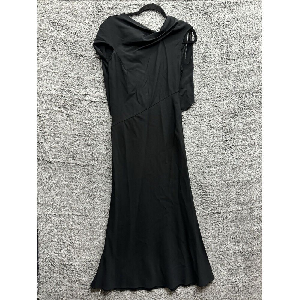 Roland Mouret Womens SLEEVELESS CADY Black MIDI‎ DRESS Size 4 NWT